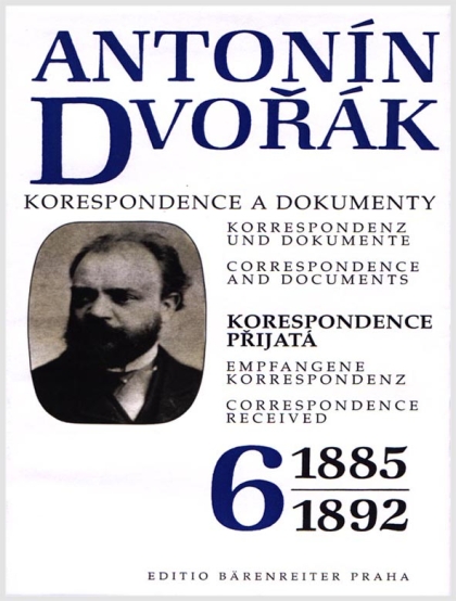 Antonín Dvořák - Korespondence a dokumenty 6