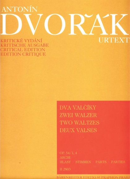 Dva valčíky op. 54 (č. 1 A dur, č. 4 Des dur)