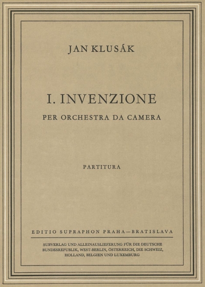 I. invence pro komorní orchestr