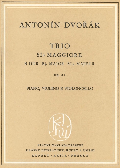 Klavírní trio B dur op. 21
