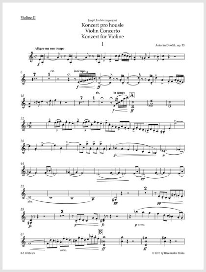 Koncert a moll pro housle a orchestr op. 53