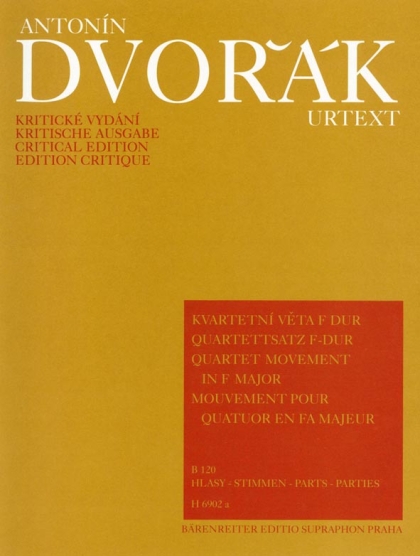 Kvartetní věta F dur (B 120)