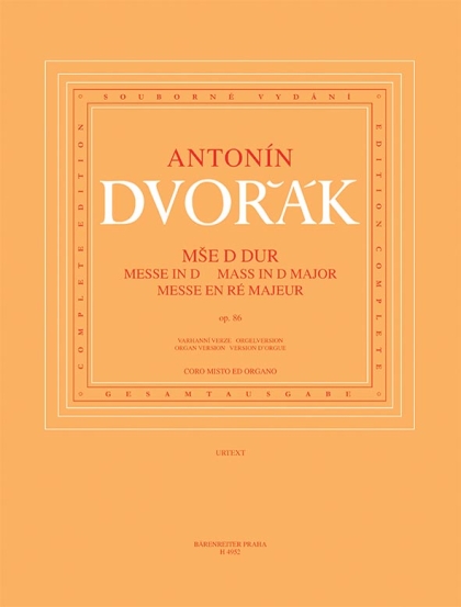 Mše D dur op. 86 (varhanní verze)