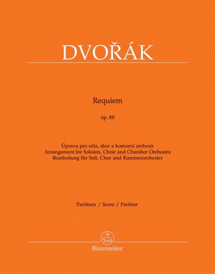 Requiem, úprava pro sóla, sbor a komorní orchestr