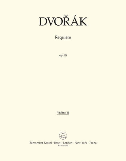 Requiem, úprava pro sóla, sbor a komorní orchestr