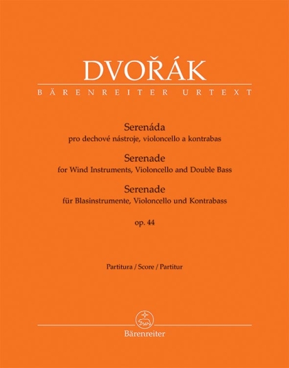 Serenáda pro dechové nástroje, violoncello a kontrabas op. 44