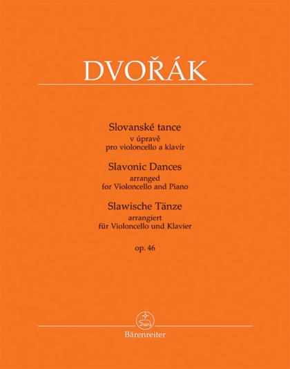 Slovanské tance op. 46 v úpravě pro violoncello a klavír