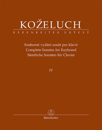 Souborné vydání sonát pro klavír IV (sonáty 38-50)