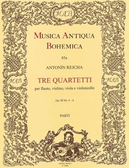 Tre quartetti op. 98, č. 4-6 (e moll, A dur, D dur)