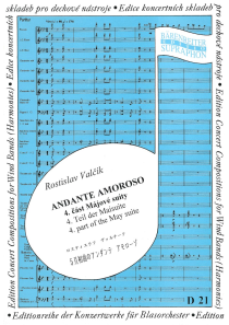 Andante amoroso (4. část Májové suity)