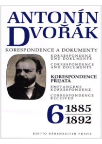 Antonín Dvořák - Korespondence a dokumenty 6