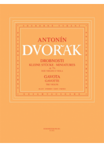 Drobnosti op. 75A / Gavota pro troje housle B 164 Drobnosti op. 75A / Gavota pro troje housle B 164