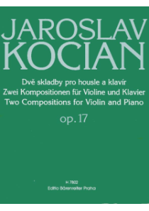 Dvě skladby pro housle a klavír op. 17