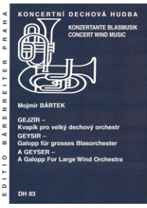 Gejzír - kvapík pro velký dechový orchestr