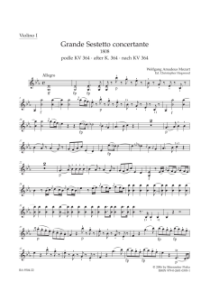 Grande Sestetto concertante (1808) podle Sinfonie concertante KV 364