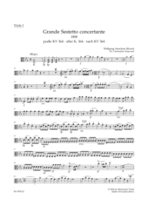 Grande Sestetto concertante (1808) podle Sinfonie concertante KV 364