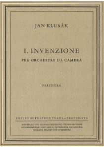 I. invence pro komorní orchestr I. invence pro komorní orchestr