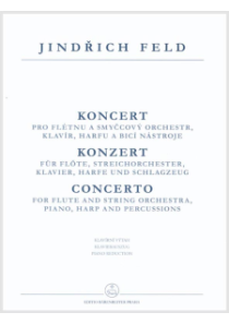 Koncert pro flétnu a smyčcový orchestr, klavír, harfu a bicí