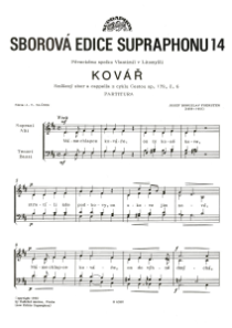 Kovář (smíšený sbor a cappella z cyklu Cestou) op. 179, č. 6