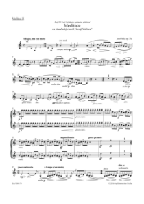 Meditace na staročeský chorál Svatý Václave op. 35a