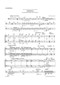 Meditace na staročeský chorál Svatý Václave op. 35a