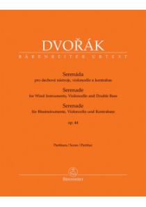 Serenáda pro dechové nástroje, violoncello a kontrabas op. 44 Serenáda pro dechové nástroje, violoncello a kontrabas op. 44