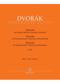 Serenáda pro dechové nástroje, violoncello a kontrabas op. 44 Serenáda pro dechové nástroje, violoncello a kontrabas op. 44