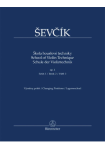 Škola houslové techniky op. 1, sešit 3, výměny poloh Škola houslové techniky op. 1, sešit 3, výměny poloh