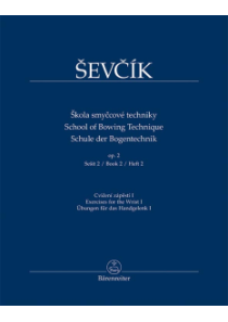Škola smyčcové techniky op. 2, Sešit 2, Cvičení zápěstí I Škola smyčcové techniky op. 2, Sešit 2, Cvičení zápěstí I