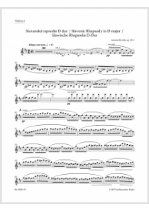 Slovanská rapsodie D dur op. 45/1 Slovanská rapsodie D dur op. 45/1
