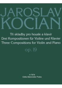 Tři skladby pro housle a klavír op. 19